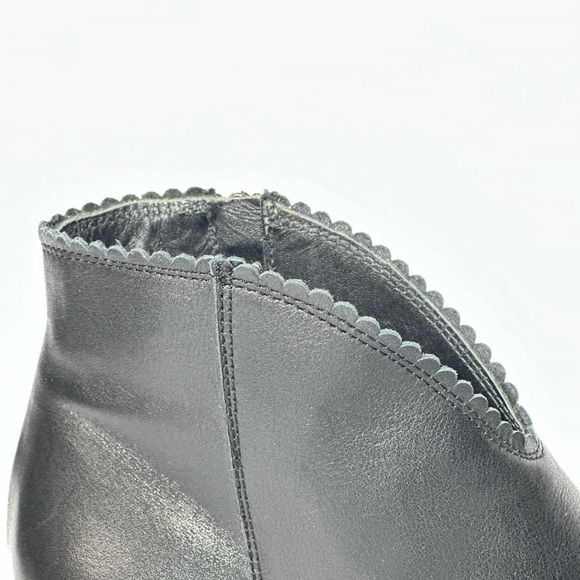 Javiera Booties Boots 2201 Studs Leather Ankle Boots Pointy Toe Heel Zip Spain - Picture 12 of 16